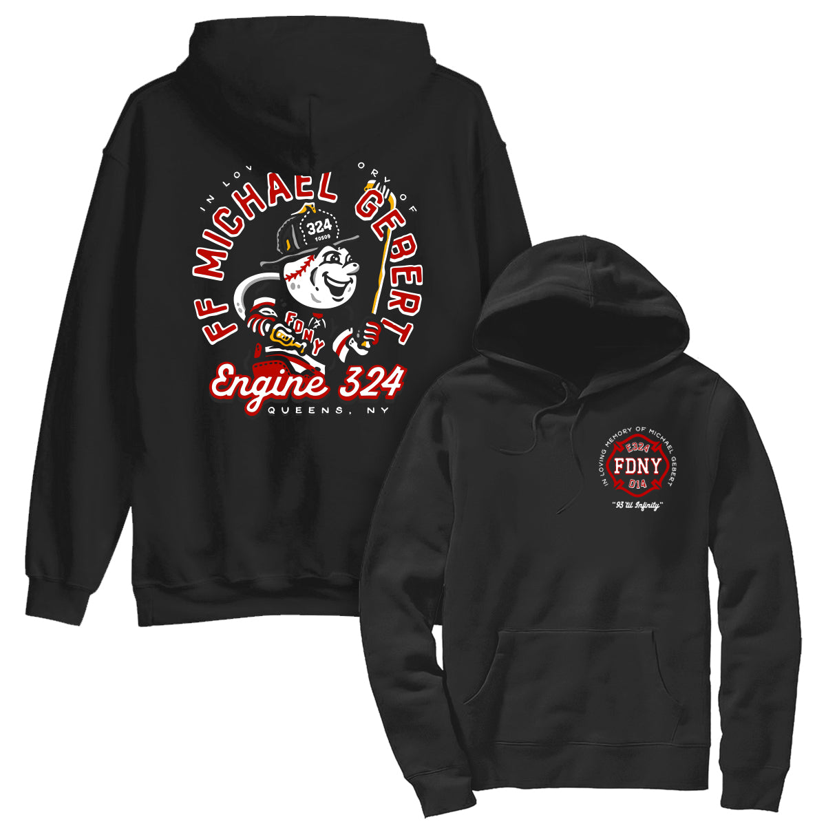 Mikey Gebert Memorial Hoodie - Black